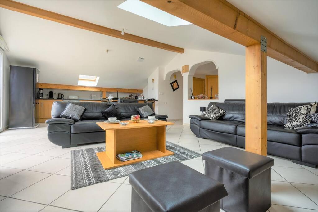Cabana & Panorama Lac Annecy -Parking & Terrasse 塞夫里耶 外观 照片