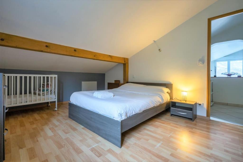 Cabana & Panorama Lac Annecy -Parking & Terrasse 塞夫里耶 外观 照片